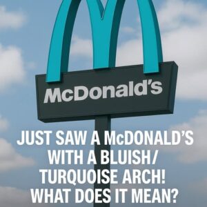 Why One McDonald’s Has Turquoise Arches ?!