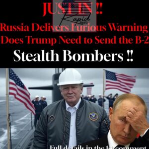JUST IN!! Russia Delivers Furious Warning!! Does Trump Need to Send the B-2 Stealth Bombers !!