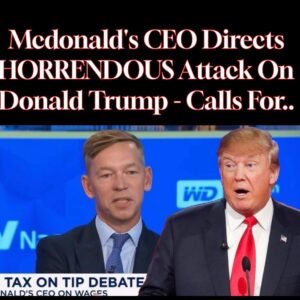 Mcdonald’s CEO Directs HORRENDOUS Attack On Donald Trump – Calls For..