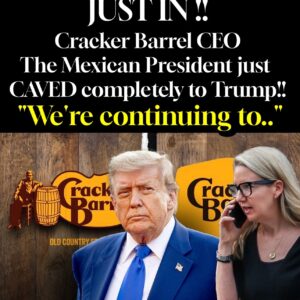 JUST IN!! Cracker Barrel CEO just CAVED completely to Trump!!