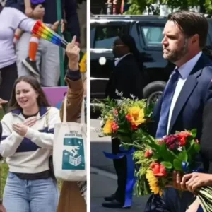 Protesters Surround,Hurl Vile Insults at J.D. Vance Family – Agents Step In !!!