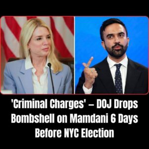 Criminal Charges’ – DOJ Drops Bombshell on Mamdani 6 Days Before NYC Election Criminal Charges’ – DOJ Drops Bombshell on Mamdani 6 Days Before NYC Election