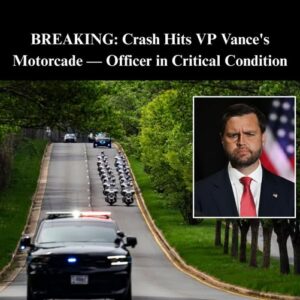 Police Officer In Critical Condition After Crash Hits VP Vance’s Motorcade