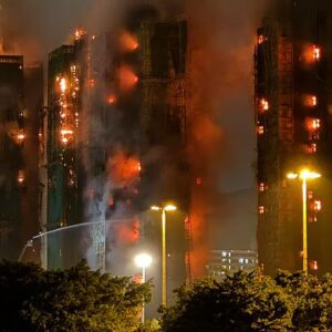 AT LEAST 13 KILLED AND OTHERS TRAPPED AS HUGE FIRE TEARS THROUGH HIGH-RISE APARTMENT COMPLEX !!