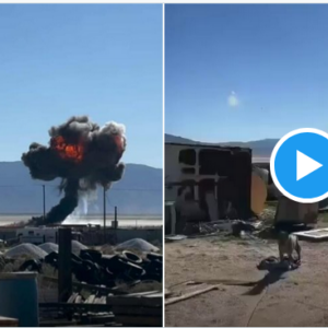 JUST IN: US Air Force Plane Crashes Near Airport